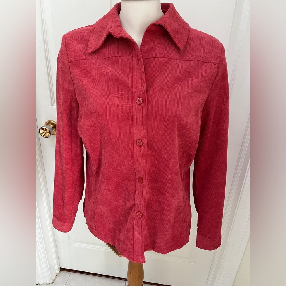 Alia corduroy ladies shacket/jacket/ shirt size 8